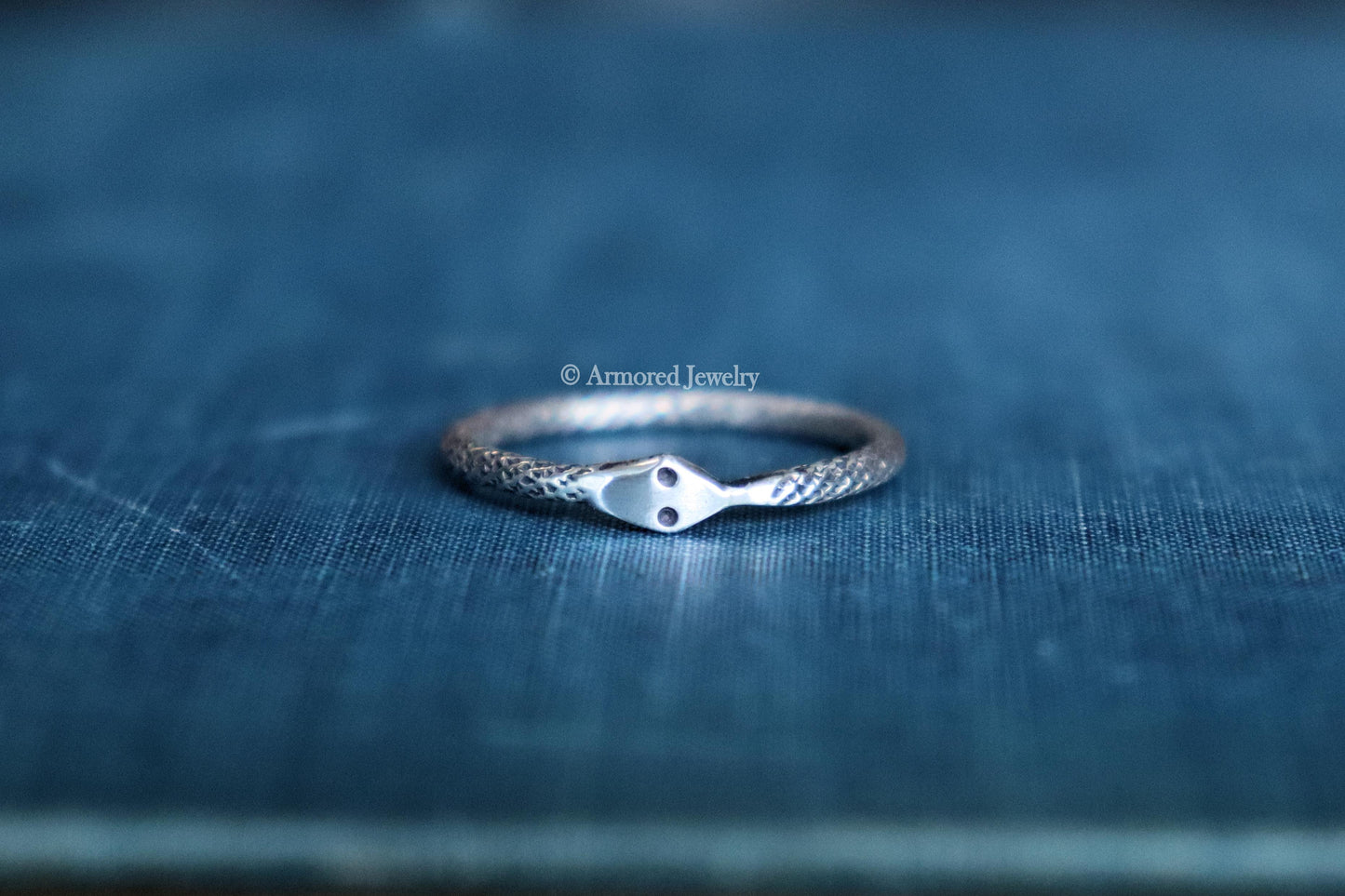 Sterling Silver Ouroboros Snake Ring