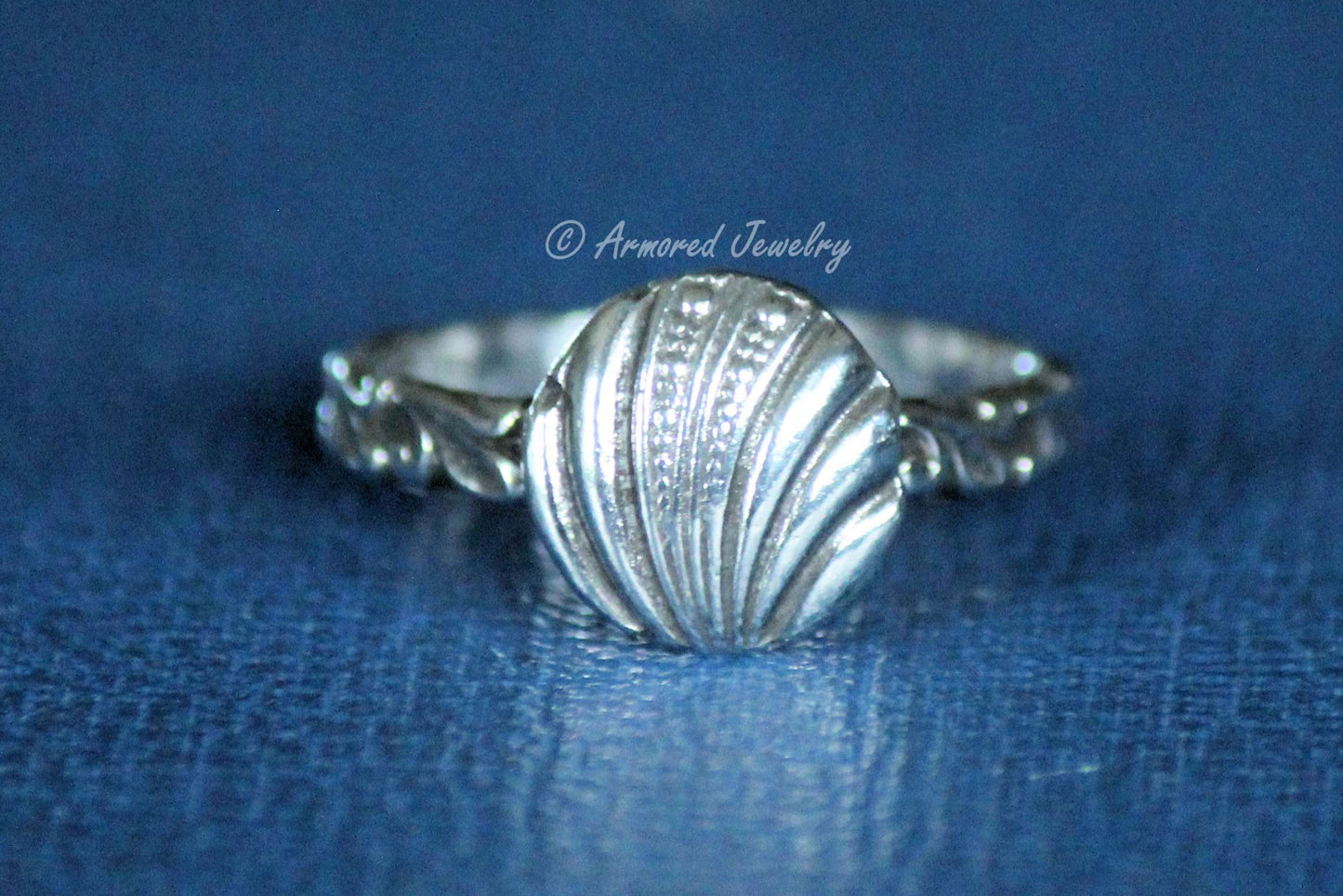 Sterling Silver Mexican Concha Ring