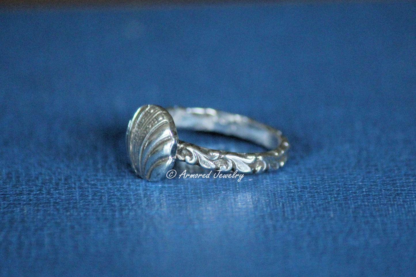 Sterling Silver Mexican Concha Ring