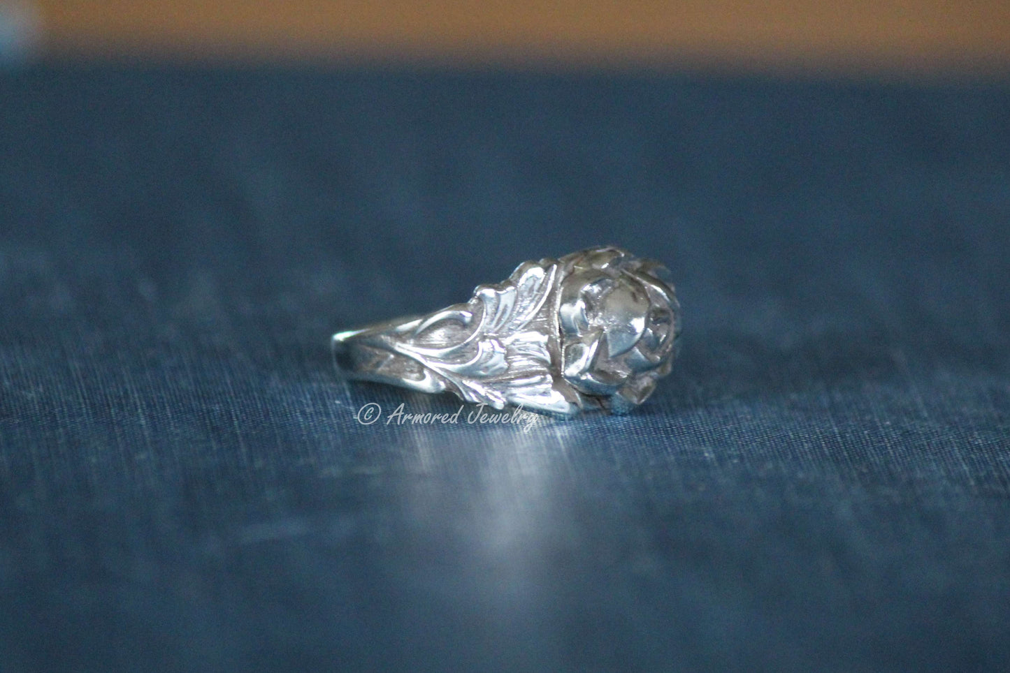 Sterling Silver Rose #2 Ring