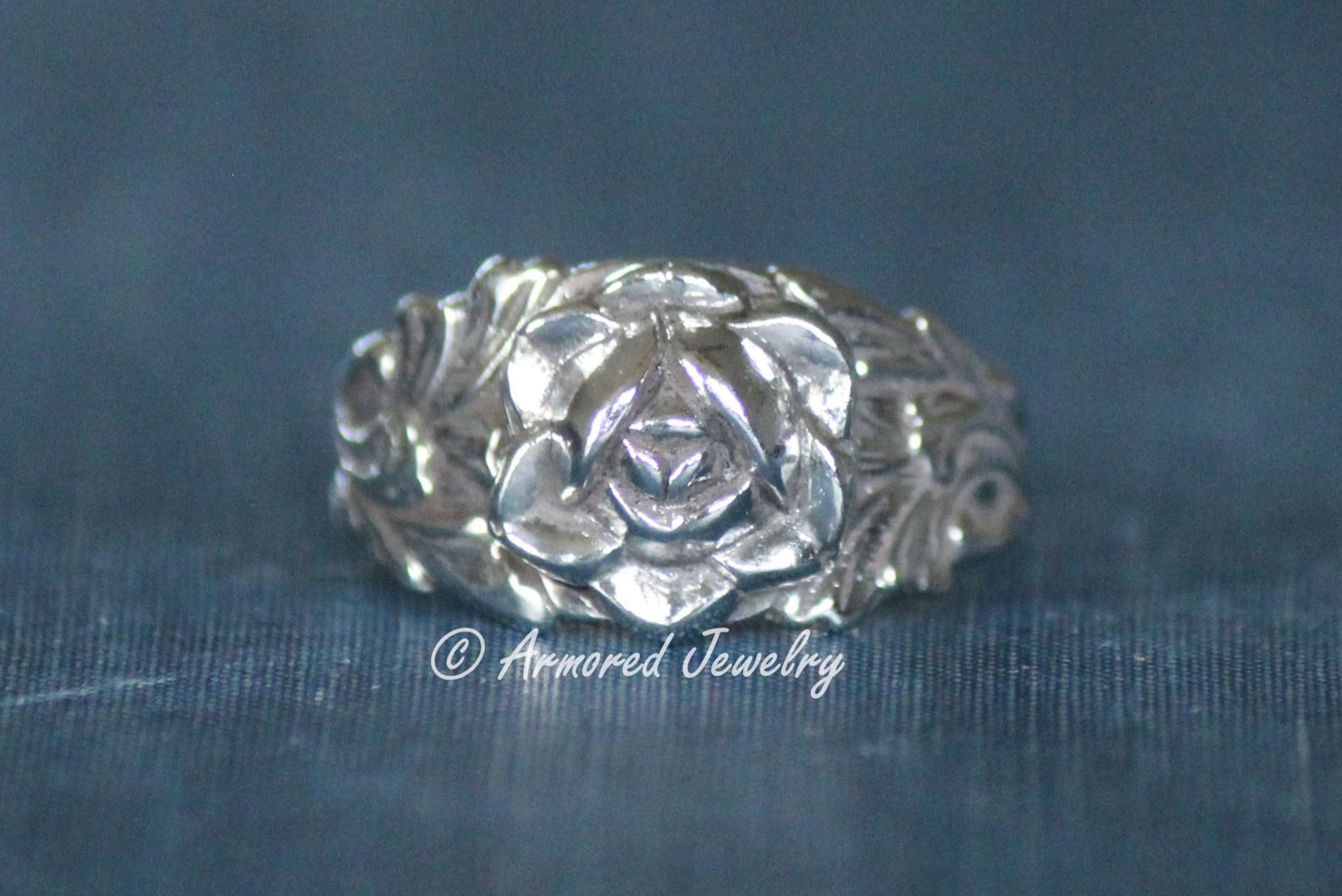 Sterling Silver Rose #2 Ring