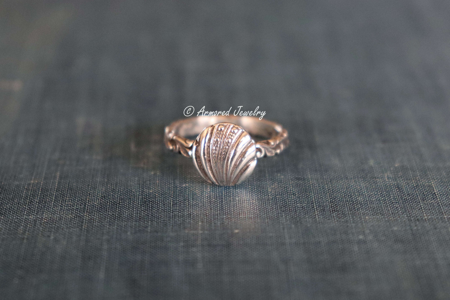 Sterling Silver Mexican Concha Ring