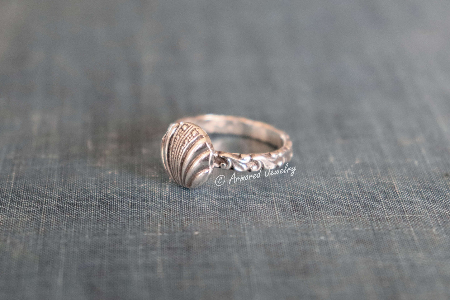 Sterling Silver Mexican Concha Ring