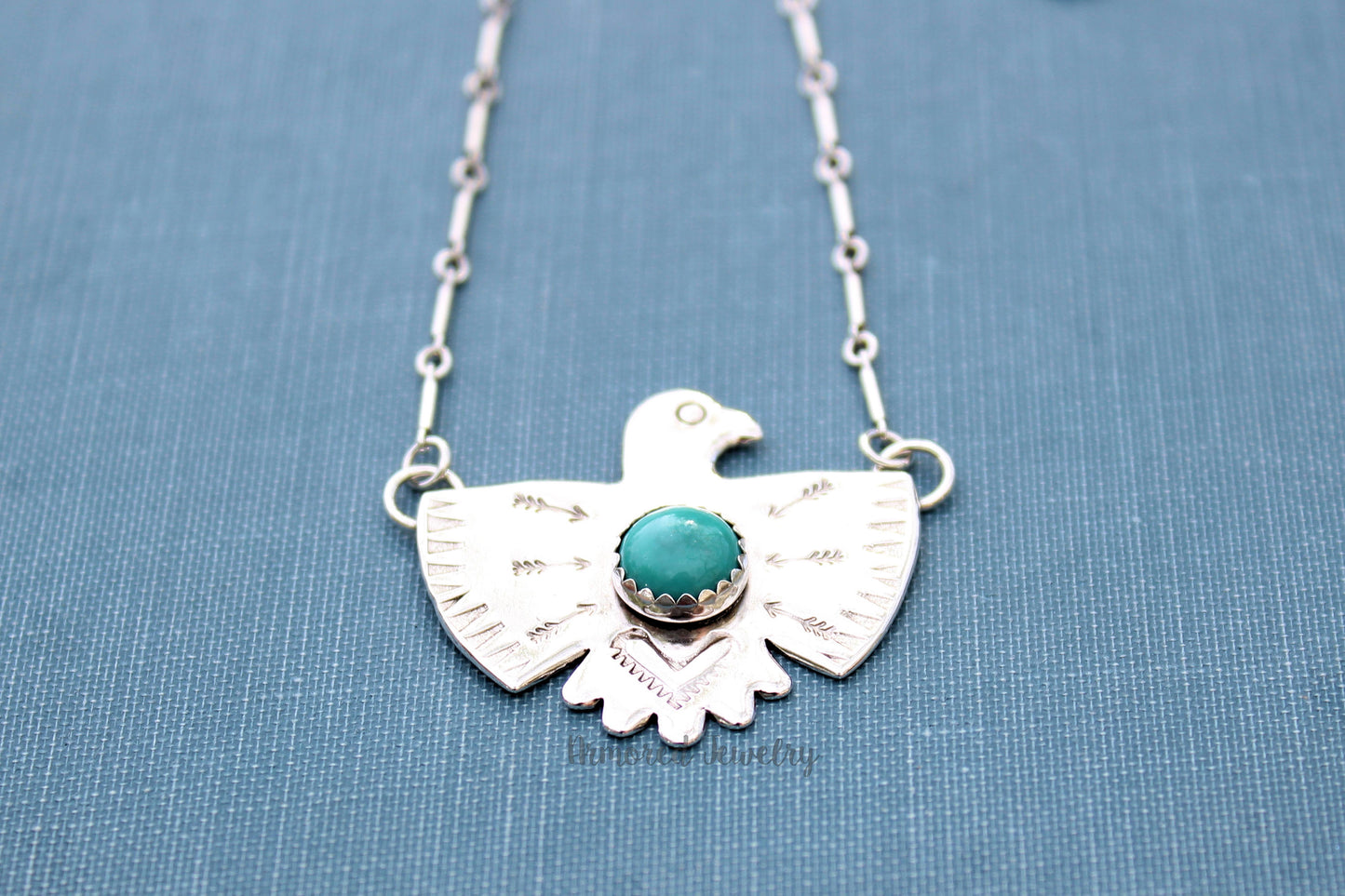 Turquoise Thunderbird Necklace