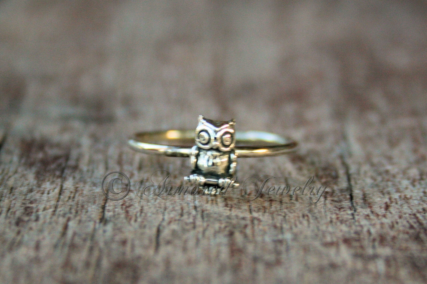 Sterling silver Owl Ring