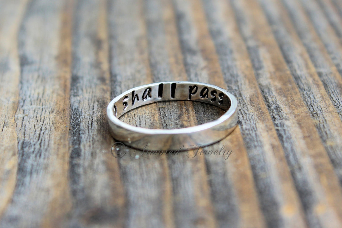Sterling Silver This Too Shall Pass Ring