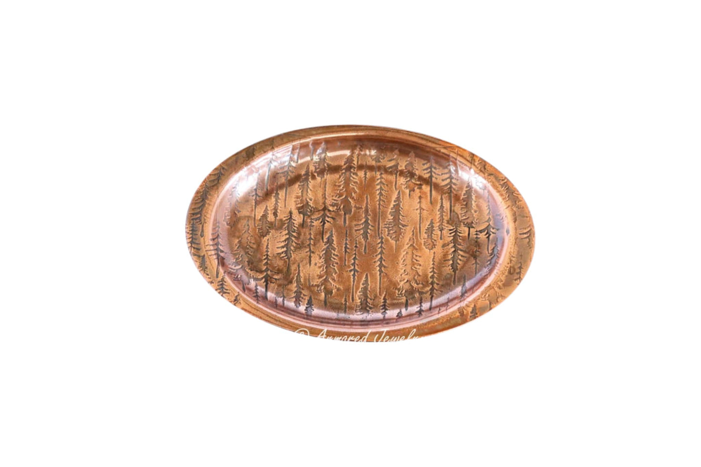 Copper Lost Pines Ring Trinket Dish