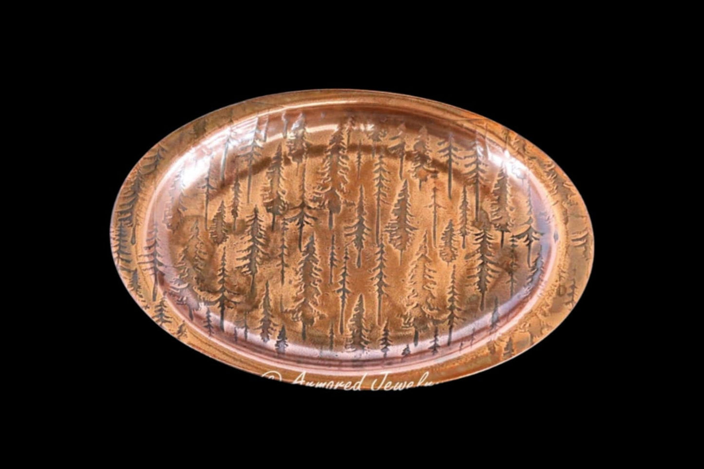 Copper Lost Pines Ring Trinket Dish