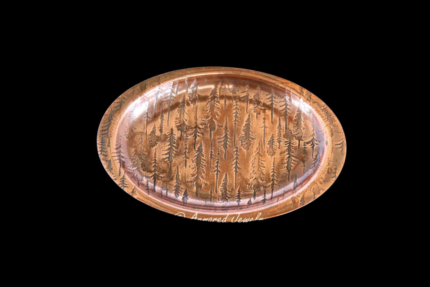 Copper Lost Pines Ring Trinket Dish