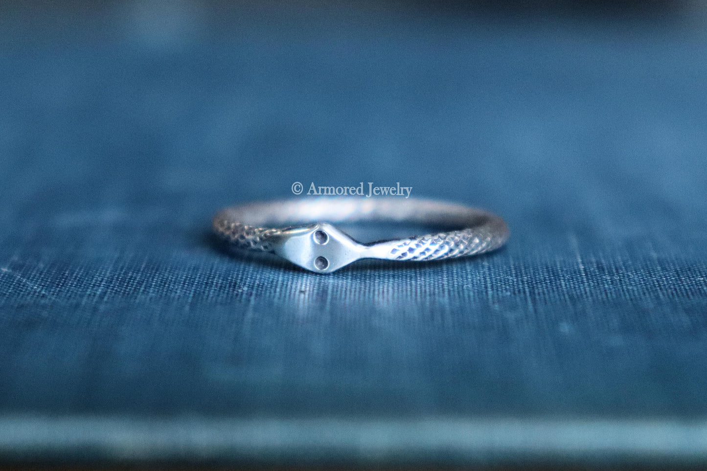 Sterling Silver Ouroboros Snake Ring
