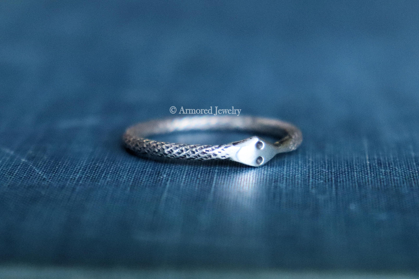 Sterling Silver Ouroboros Snake Ring