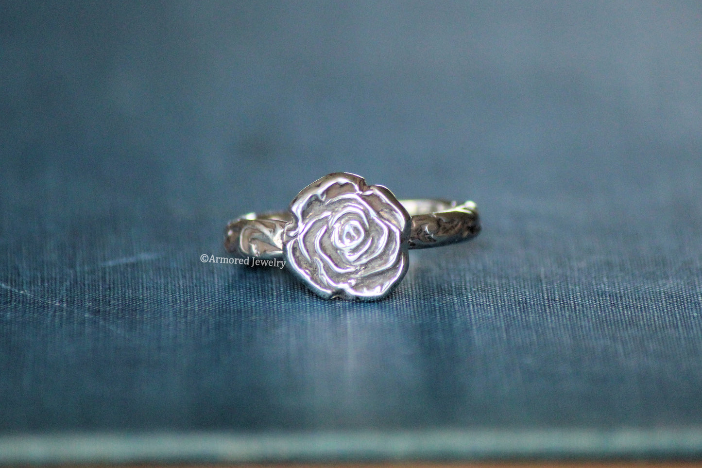 Sterling Silver Rose Ring