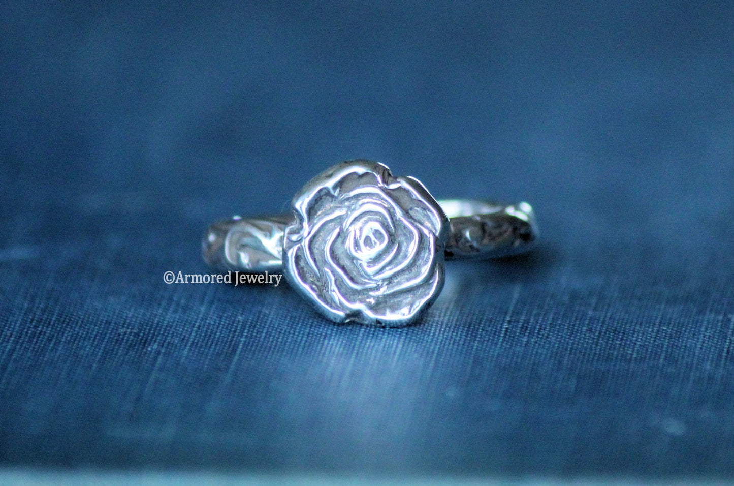 Sterling Silver Rose Ring