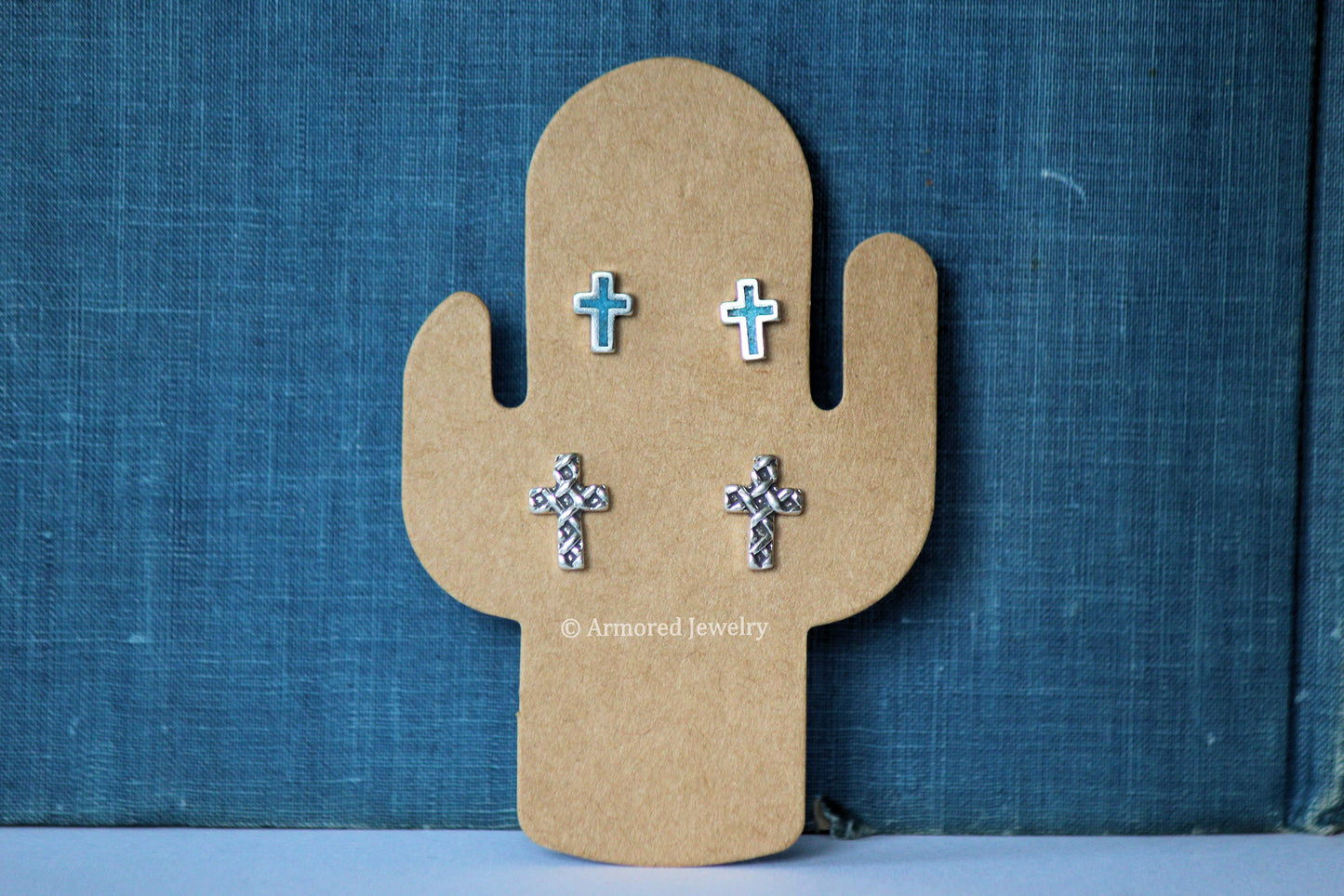 Sterling Silver Double Pair Earrings