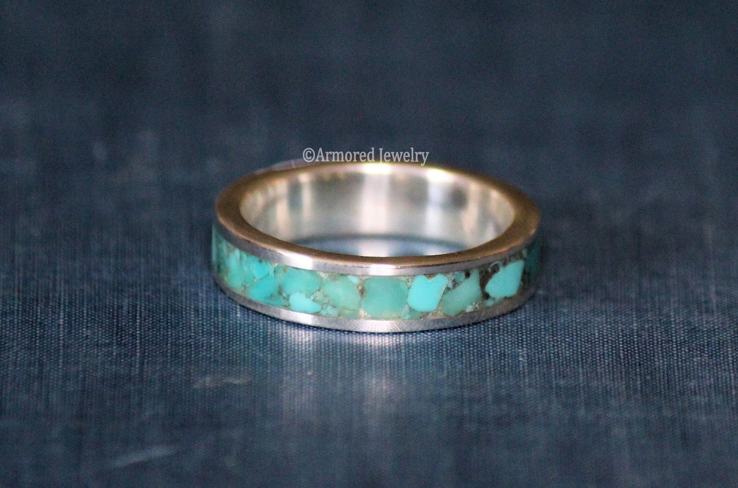 Sterling Silver Turquoise Inlay Ring
