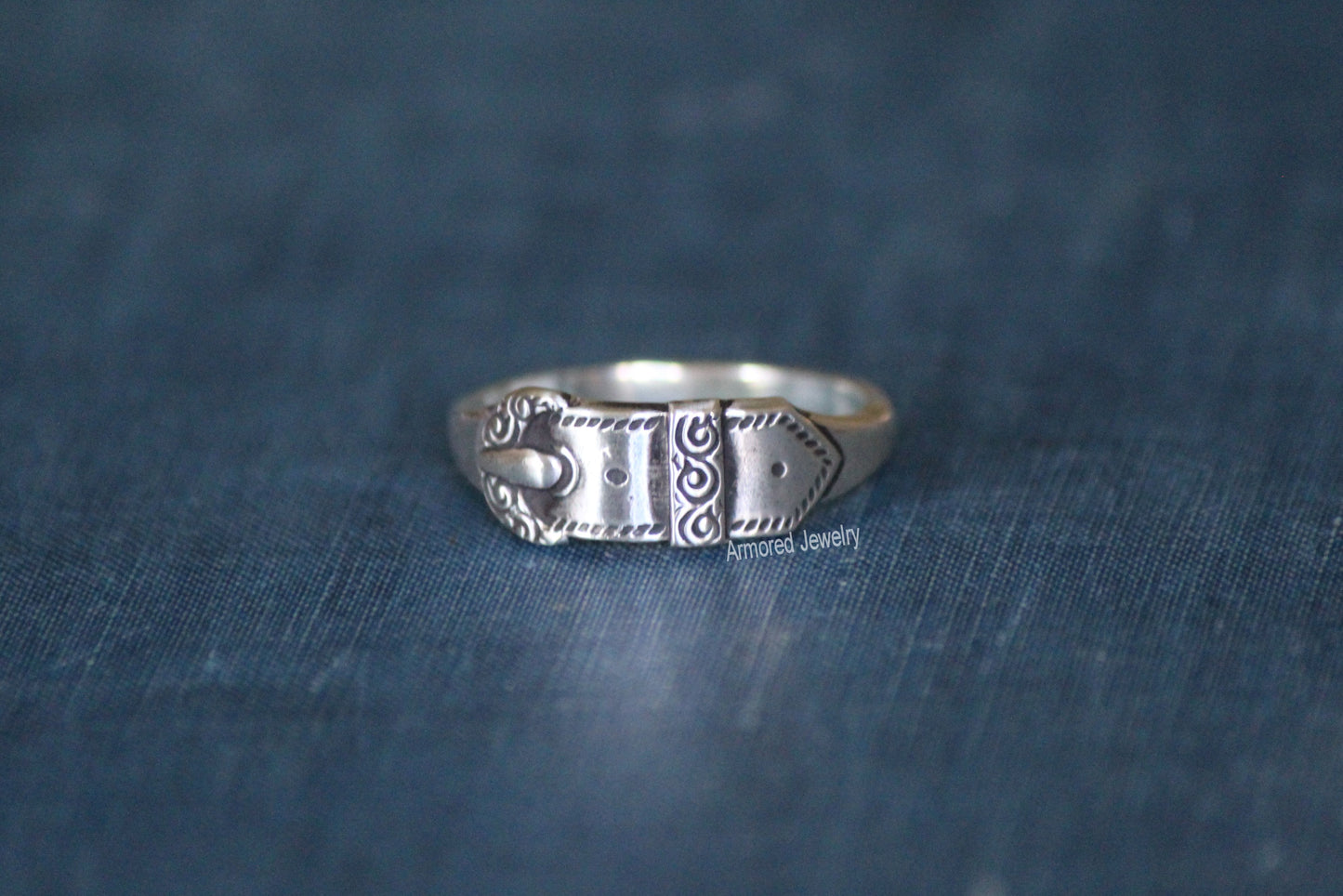 Sterling silver Belt ring