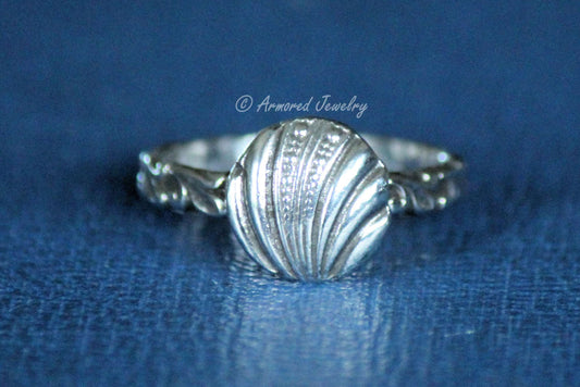 Sterling Silver Mexican Concha Ring