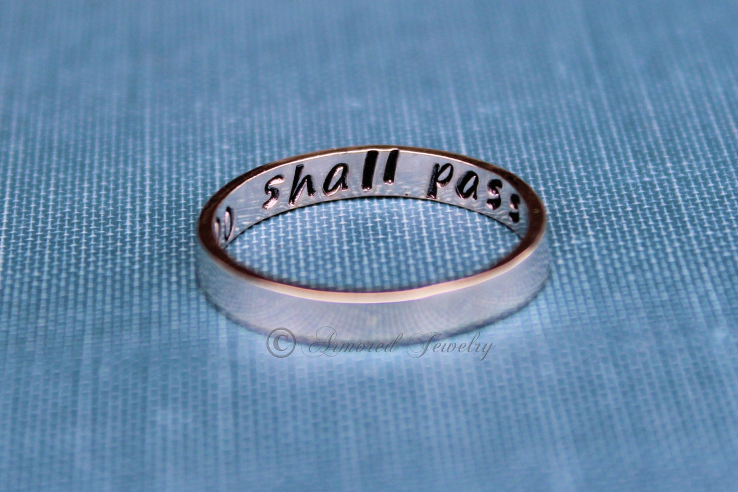 Sterling Silver This Too Shall Pass Ring