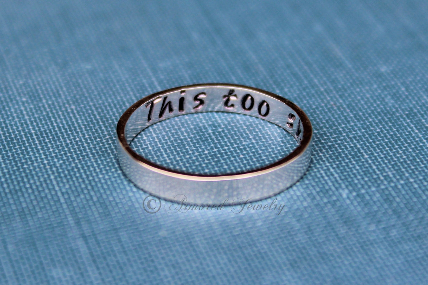 Sterling Silver This Too Shall Pass Ring