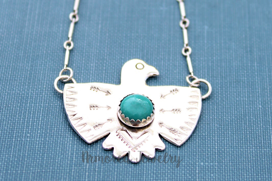 Turquoise Thunderbird Necklace