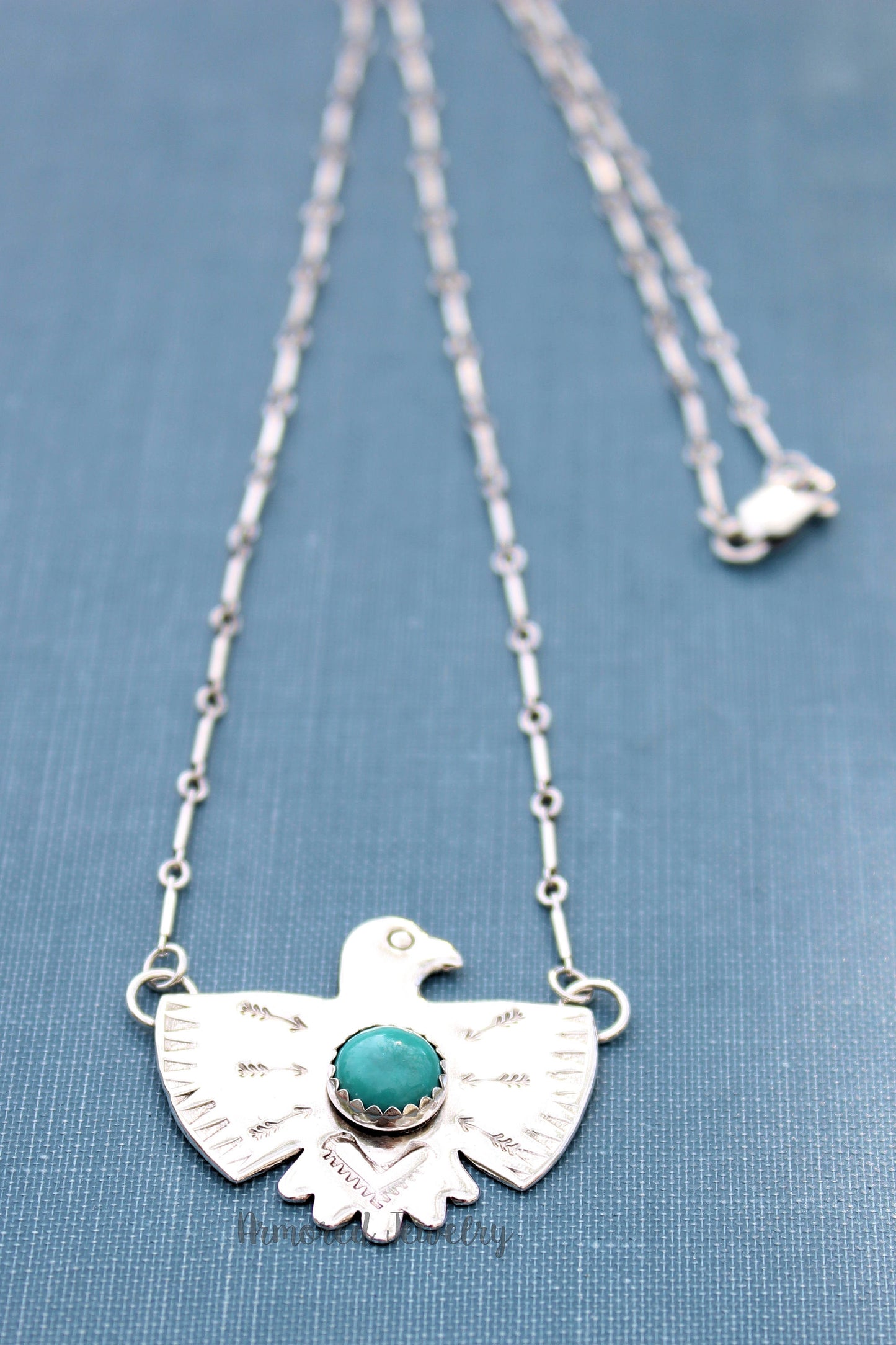 Turquoise Thunderbird Necklace