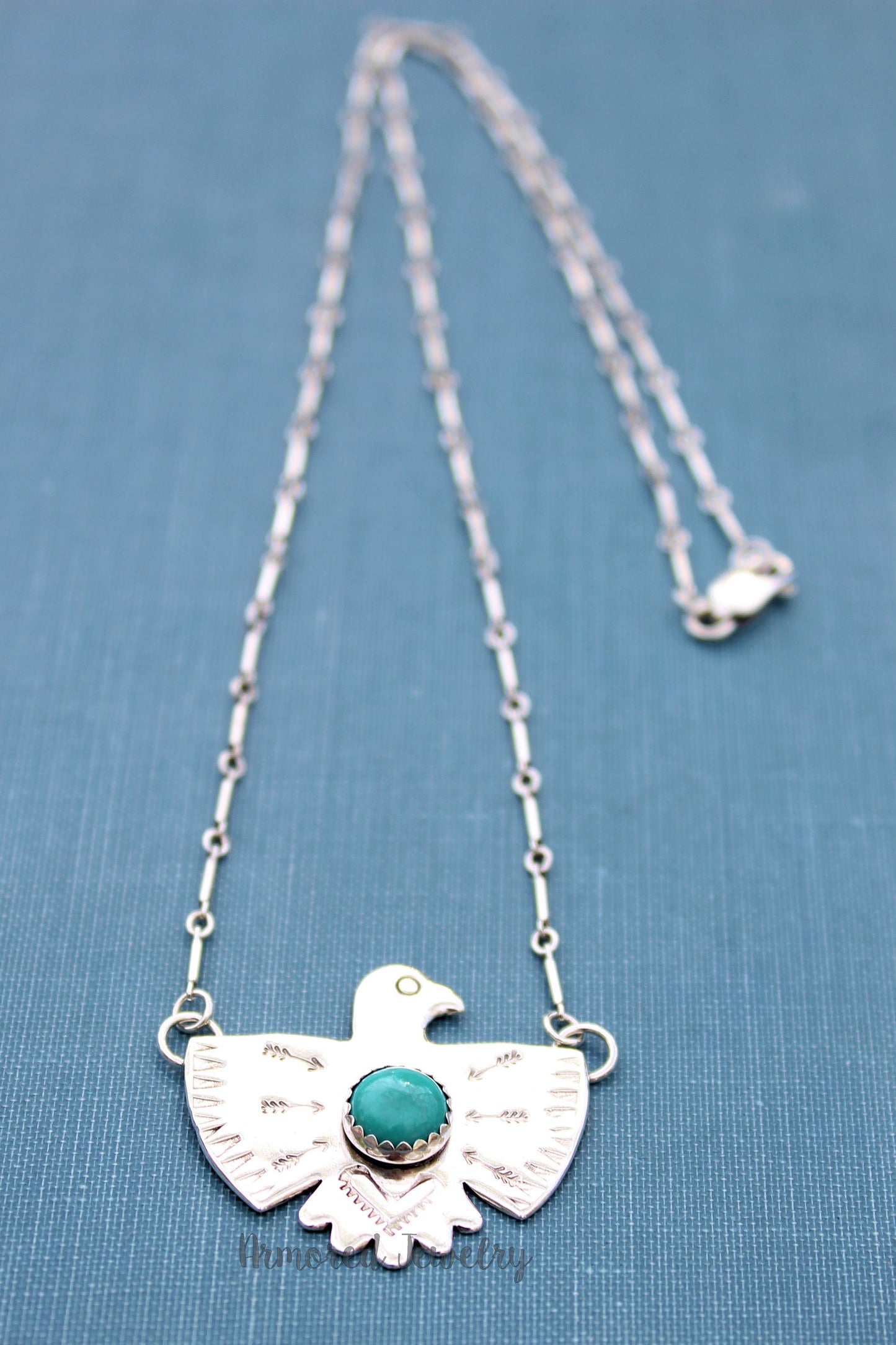 Turquoise Thunderbird Necklace